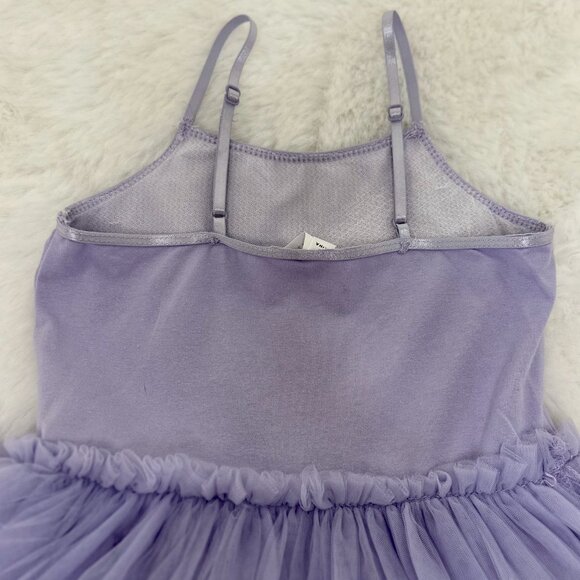 Cotton On Kids Girls Purple Tulle Rainbow Dress - Picture 8 of 11